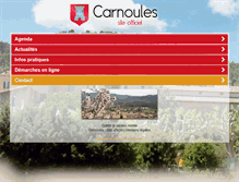 Tablet Screenshot of carnoules.fr